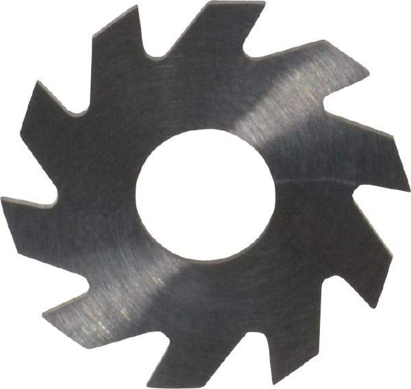 RobbJack - 3/4" Diam x 0.04" Blade Thickness x 1/4" Arbor Hole Diam, 10 Tooth Slitting and Slotting Saw - Arbor Connection, Right Hand, Uncoated, Solid Carbide, Concave Ground - A1 Tooling