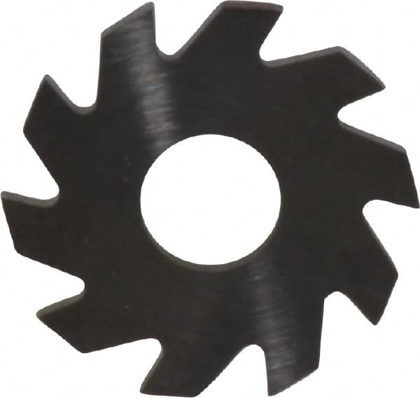 RobbJack - 3/4" Diam x 0.051" Blade Thickness x 1/4" Arbor Hole Diam, 10 Tooth Slitting and Slotting Saw - Arbor Connection, Right Hand, Uncoated, Solid Carbide, Concave Ground - A1 Tooling