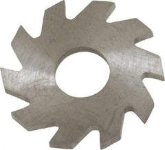 RobbJack - 3/4" Diam x 1/16" Blade Thickness x 1/4" Arbor Hole Diam, 10 Tooth Slitting and Slotting Saw - Arbor Connection, Right Hand, Uncoated, Solid Carbide, Concave Ground - A1 Tooling