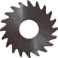 RobbJack - 3/4" Diam x 1/16" Blade Thickness x 1/4" Arbor Hole Diam, 20 Tooth Slitting and Slotting Saw - Arbor Connection, Right Hand, Uncoated, Solid Carbide, Concave Ground - A1 Tooling