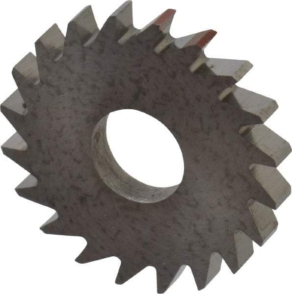 RobbJack - 3/4" Diam x 0.0937" Blade Thickness x 1/4" Arbor Hole Diam, 20 Tooth Slitting and Slotting Saw - Arbor Connection, Right Hand, Uncoated, Solid Carbide, Concave Ground - A1 Tooling