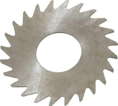 RobbJack - 1" Diam x 0.0156" Blade Thickness x 3/8" Arbor Hole Diam, 24 Tooth Slitting and Slotting Saw - Arbor Connection, Right Hand, Uncoated, Solid Carbide, Concave Ground - A1 Tooling