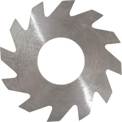 RobbJack - 1" Diam x 0.025" Blade Thickness x 3/8" Arbor Hole Diam, 12 Tooth Slitting and Slotting Saw - Arbor Connection, Right Hand, Uncoated, Solid Carbide, Concave Ground - A1 Tooling