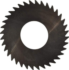 RobbJack - 1-1/4" Diam x 0.008" Blade Thickness x 1/2" Arbor Hole Diam, 36 Tooth Slitting and Slotting Saw - Arbor Connection, Right Hand, Uncoated, Solid Carbide, Concave Ground - A1 Tooling