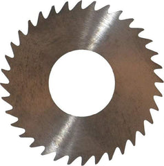 RobbJack - 1-1/4" Diam x 0.0156" Blade Thickness x 1/2" Arbor Hole Diam, 36 Tooth Slitting and Slotting Saw - Arbor Connection, Right Hand, Uncoated, Solid Carbide, Concave Ground - A1 Tooling