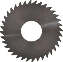 RobbJack - 1-1/2" Diam x 1/16" Blade Thickness x 1/2" Arbor Hole Diam, 36 Tooth Slitting and Slotting Saw - Arbor Connection, Right Hand, Uncoated, Solid Carbide, Concave Ground - A1 Tooling