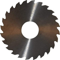 RobbJack - 1-3/4" Diam x 0.0312" Blade Thickness x 1/2" Arbor Hole Diam, 24 Tooth Slitting and Slotting Saw - Arbor Connection, Right Hand, Uncoated, Solid Carbide, Concave Ground - A1 Tooling