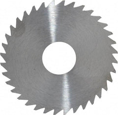 RobbJack - 1-3/4" Diam x 0.0312" Blade Thickness x 1/2" Arbor Hole Diam, 36 Tooth Slitting and Slotting Saw - Arbor Connection, Right Hand, Uncoated, Solid Carbide, Concave Ground - A1 Tooling