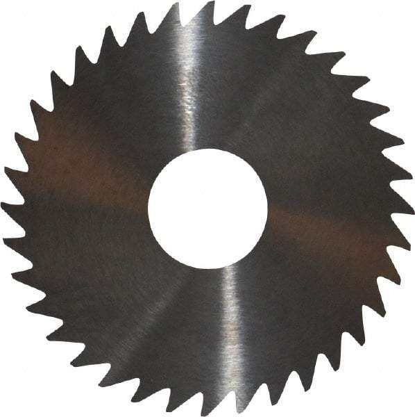 RobbJack - 1-3/4" Diam x 1/16" Blade Thickness x 1/2" Arbor Hole Diam, 24 Tooth Slitting and Slotting Saw - Arbor Connection, Right Hand, Uncoated, Solid Carbide, Concave Ground - A1 Tooling