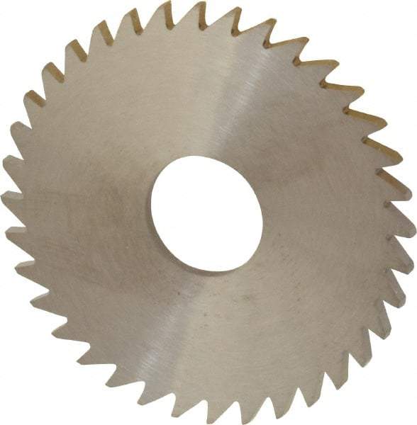 RobbJack - 1-3/4" Diam x 0.0781" Blade Thickness x 1/2" Arbor Hole Diam, 36 Tooth Slitting and Slotting Saw - Arbor Connection, Right Hand, Uncoated, Solid Carbide, Concave Ground - A1 Tooling