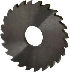 RobbJack - 1-3/4" Diam x 1/8" Blade Thickness x 1/2" Arbor Hole Diam, 24 Tooth Slitting and Slotting Saw - Arbor Connection, Right Hand, Uncoated, Solid Carbide, Concave Ground - A1 Tooling