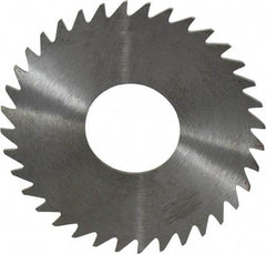 RobbJack - 1-3/4" Diam x 0.0312" Blade Thickness x 5/8" Arbor Hole Diam, 36 Tooth Slitting and Slotting Saw - Arbor Connection, Right Hand, Uncoated, Solid Carbide, Concave Ground - A1 Tooling