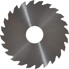 RobbJack - 2" Diam x 0.0468" Blade Thickness x 1/2" Arbor Hole Diam, 24 Tooth Slitting and Slotting Saw - Arbor Connection, Right Hand, Uncoated, Solid Carbide, Concave Ground - A1 Tooling