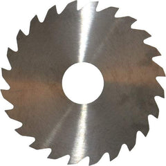 RobbJack - 2" Diam x 0.051" Blade Thickness x 1/2" Arbor Hole Diam, 24 Tooth Slitting and Slotting Saw - Arbor Connection, Right Hand, Uncoated, Solid Carbide, Concave Ground - A1 Tooling