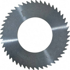 RobbJack - 2" Diam x 1/16" Blade Thickness x 1" Arbor Hole Diam, 48 Tooth Slitting and Slotting Saw - Arbor Connection, Right Hand, Uncoated, Solid Carbide, Concave Ground - A1 Tooling