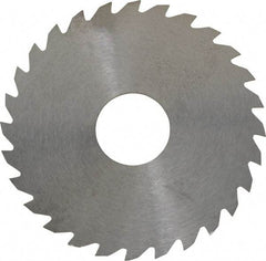 RobbJack - 2-1/4" Diam x 0.0312" Blade Thickness x 5/8" Arbor Hole Diam, 28 Tooth Slitting and Slotting Saw - Arbor Connection, Right Hand, Uncoated, Solid Carbide, Concave Ground - A1 Tooling