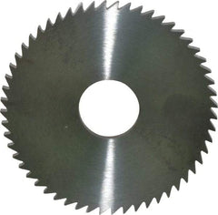 RobbJack - 2-1/4" Diam x 1/8" Blade Thickness x 5/8" Arbor Hole Diam, 56 Tooth Slitting and Slotting Saw - Arbor Connection, Right Hand, Uncoated, Solid Carbide, Concave Ground - A1 Tooling