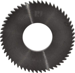 RobbJack - 2-1/2" Diam x 1/8" Blade Thickness x 1" Arbor Hole Diam, 56 Tooth Slitting and Slotting Saw - Arbor Connection, Right Hand, Uncoated, Solid Carbide, Concave Ground - A1 Tooling