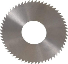 RobbJack - 2-3/4" Diam x 0.0468" Blade Thickness x 1" Arbor Hole Diam, 60 Tooth Slitting and Slotting Saw - Arbor Connection, Right Hand, Uncoated, Solid Carbide, Concave Ground - A1 Tooling