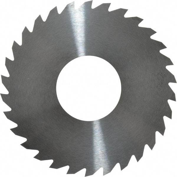 RobbJack - 2-3/4" Diam x 1/16" Blade Thickness x 1" Arbor Hole Diam, 30 Tooth Slitting and Slotting Saw - Arbor Connection, Right Hand, Uncoated, Solid Carbide, Concave Ground - A1 Tooling