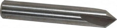 Keo - 1/4" Head Diam, 1/4" Shank Diam, 3 Flute 82° High Speed Steel Countersink - Bright Finish, 1-1/2" OAL, Single End, Straight Shank, Right Hand Cut - A1 Tooling