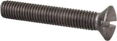 Value Collection - M10x1.50 Metric Coarse, 60mm OAL Slotted Drive Machine Screw - Oval Head, Grade 18-8 & A2 Stainless Steel, Uncoated, Without Washer - A1 Tooling