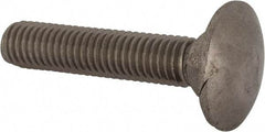 Value Collection - M8x1.25 40mm Length Under Head, Standard Square Neck, Carriage Bolt - Austenitic Grade A2 Stainless Steel, - A1 Tooling