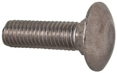 Value Collection - M10x1.5 35mm Length Under Head, Standard Square Neck, Carriage Bolt - Austenitic Grade A2 Stainless Steel, - A1 Tooling