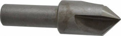 Keo - 3/4" Head Diam, 1/2" Shank Diam, 3 Flute 90° High Speed Steel Countersink - Bright Finish, 2-5/8" OAL, Single End, Straight Shank, Right Hand Cut - A1 Tooling