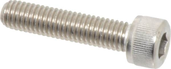 Value Collection - M8x1.25 Metric Coarse Hex Socket Drive, Socket Cap Screw - Grade 316 & Austenitic A4 Stainless Steel, Uncoated, Partially Threaded, 35mm Length Under Head - A1 Tooling