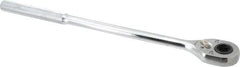 Proto - 1/2" Drive Pear Head Female Drive Ratchet - Chrome Finish, 16" OAL, 24 Gear Teeth, Standard Head - A1 Tooling