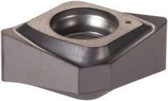 Iscar - CNHT070305 Grade IC908 Carbide Milling Insert - TiAlN Finish, 0.1417" Thick, 7mm Inscribed Circle, 0.5mm Corner Radius - A1 Tooling