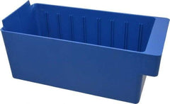 Quantum Storage - 11-5/8" Deep, Blue High-Impact Polystyrene Drawer Bin - 4-5/8" High x 5-9/16" Wide x 11-5/8" Long - A1 Tooling