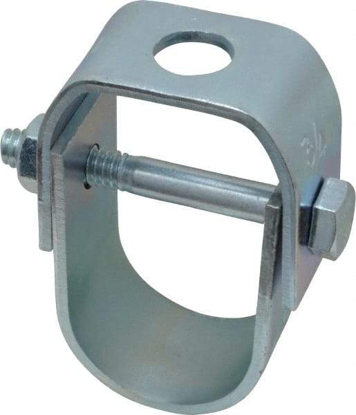 Empire - 3/4" Pipe, 3/8" Rod, Carbon Steel Adjustable Clevis Hanger - Electro Galvanized - A1 Tooling