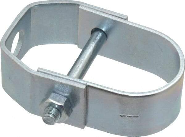 Empire - 1" Pipe, 3/8" Rod, Carbon Steel Adjustable Clevis Hanger - Electro Galvanized - A1 Tooling