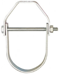 Empire - 8" Pipe, 7/8" Rod, Carbon Steel Adjustable Clevis Hanger - Electro Galvanized - A1 Tooling