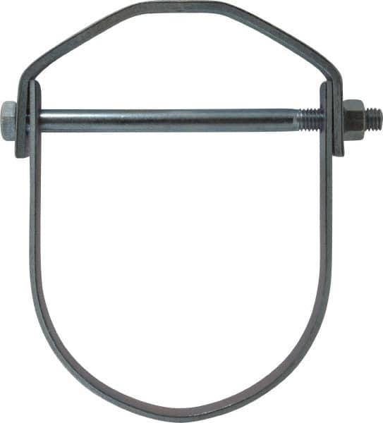 Empire - 5" Pipe, 5/8" Rod, Carbon Steel Adjustable Clevis Hanger - Electro Galvanized - A1 Tooling