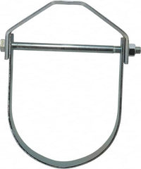 Empire - 6" Pipe, 3/4" Rod, Carbon Steel Adjustable Clevis Hanger - Electro Galvanized - A1 Tooling