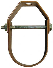 Empire - 6" Pipe, 3/4" Rod, Carbon Steel Adjustable Clevis Hanger - Copper Plated - A1 Tooling