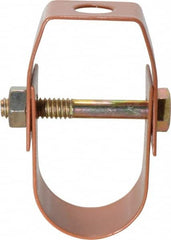 Empire - 1" Pipe, 3/8" Rod, Carbon Steel Adjustable Clevis Hanger - Copper Plated - A1 Tooling