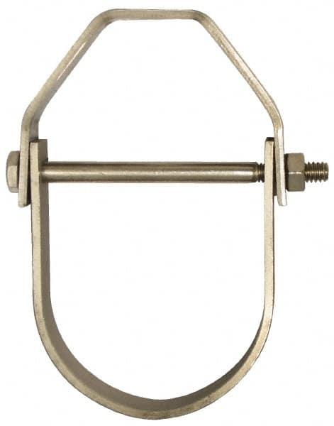 Empire - 2-1/2" Pipe, 1/2" Rod, Grade 304 Stainless Steel Adjustable Clevis Hanger - A1 Tooling