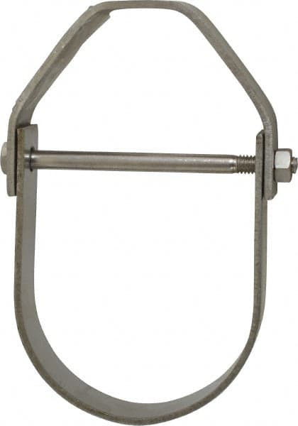 Empire - 3" Pipe, 1/2" Rod, Grade 304 Stainless Steel Adjustable Clevis Hanger - A1 Tooling