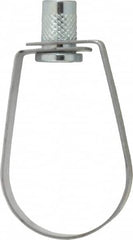 Empire - 1-1/4" Pipe, 3/8" Rod, Carbon Steel Emlok Swivel Ring Hanger - Pre-Galvanized, 600 Lb Capacity - A1 Tooling