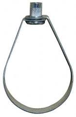 Empire - 3-1/2" Pipe, 1/2" Rod, Carbon Steel Emlok Swivel Ring Hanger - Pre-Galvanized, 600 Lb Capacity - A1 Tooling