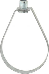 Empire - 4" Pipe, 5/8" Rod, Carbon Steel Emlok Swivel Ring Hanger - Pre-Galvanized, 1,250 Lb Capacity - A1 Tooling