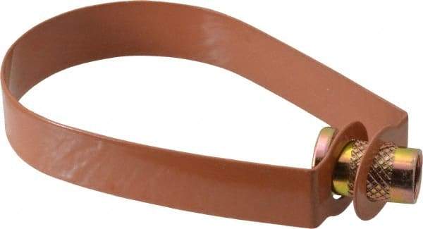 Empire - 2" Pipe, 3/8" Rod, Carbon Steel Emlok Swivel Ring Hanger - Copper Plated, 600 Lb Capacity - A1 Tooling