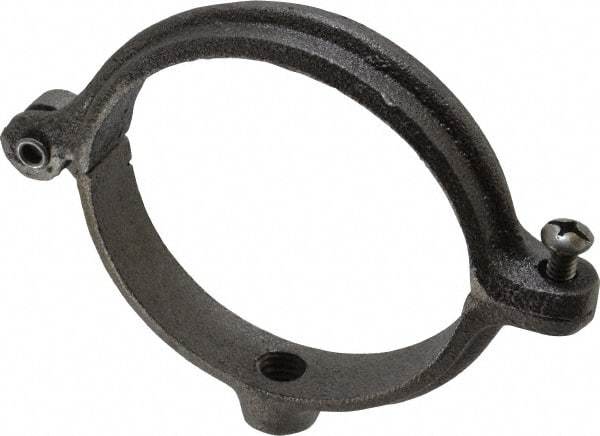 Empire - 3" Pipe, 1/2" Rod, Malleable Iron Split Ring Hanger - Black, 300 Lb Capacity - A1 Tooling