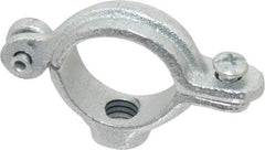 Empire - 3/4" Pipe, 3/8" Rod, Malleable Iron Split Ring Hanger - Electro Galvanized, 180 Lb Capacity - A1 Tooling