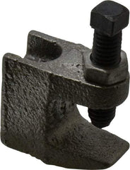 Empire - 3/4" Max Flange Thickness, 3/8" Rod Top Beam Clamp - 350 Lb Capacity, Ductile Iron - A1 Tooling