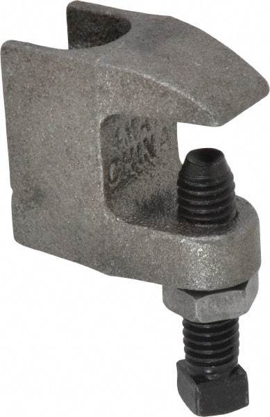 Empire - 3/4" Max Flange Thickness, 1/2" Rod Top Beam Clamp - 470 Lb Capacity, Ductile Iron - A1 Tooling